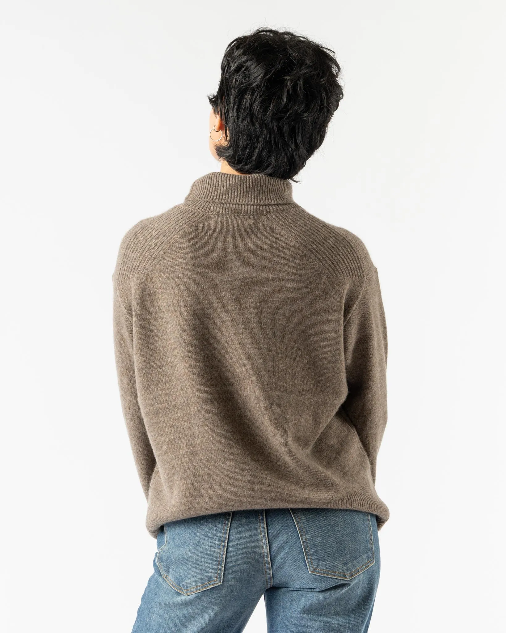 Alex Mill Cecile Turtleneck Sweater in Barley