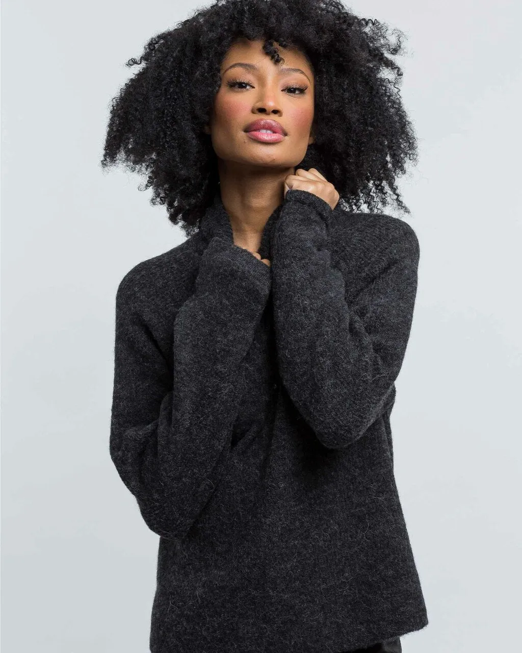 Alpaca Sweater - The “South Bay” Turtleneck Sweater