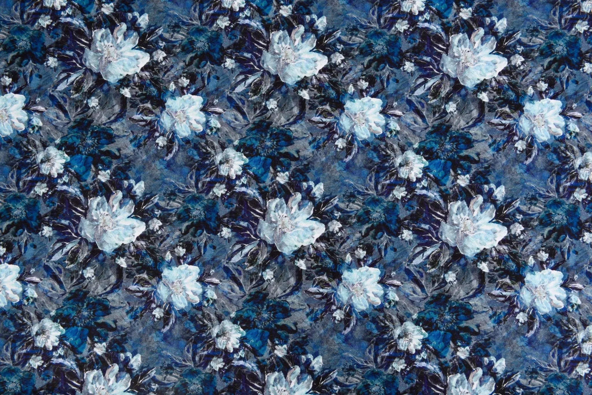 Alpine Fleece Colorful Bloom  Print Fabric - 5009