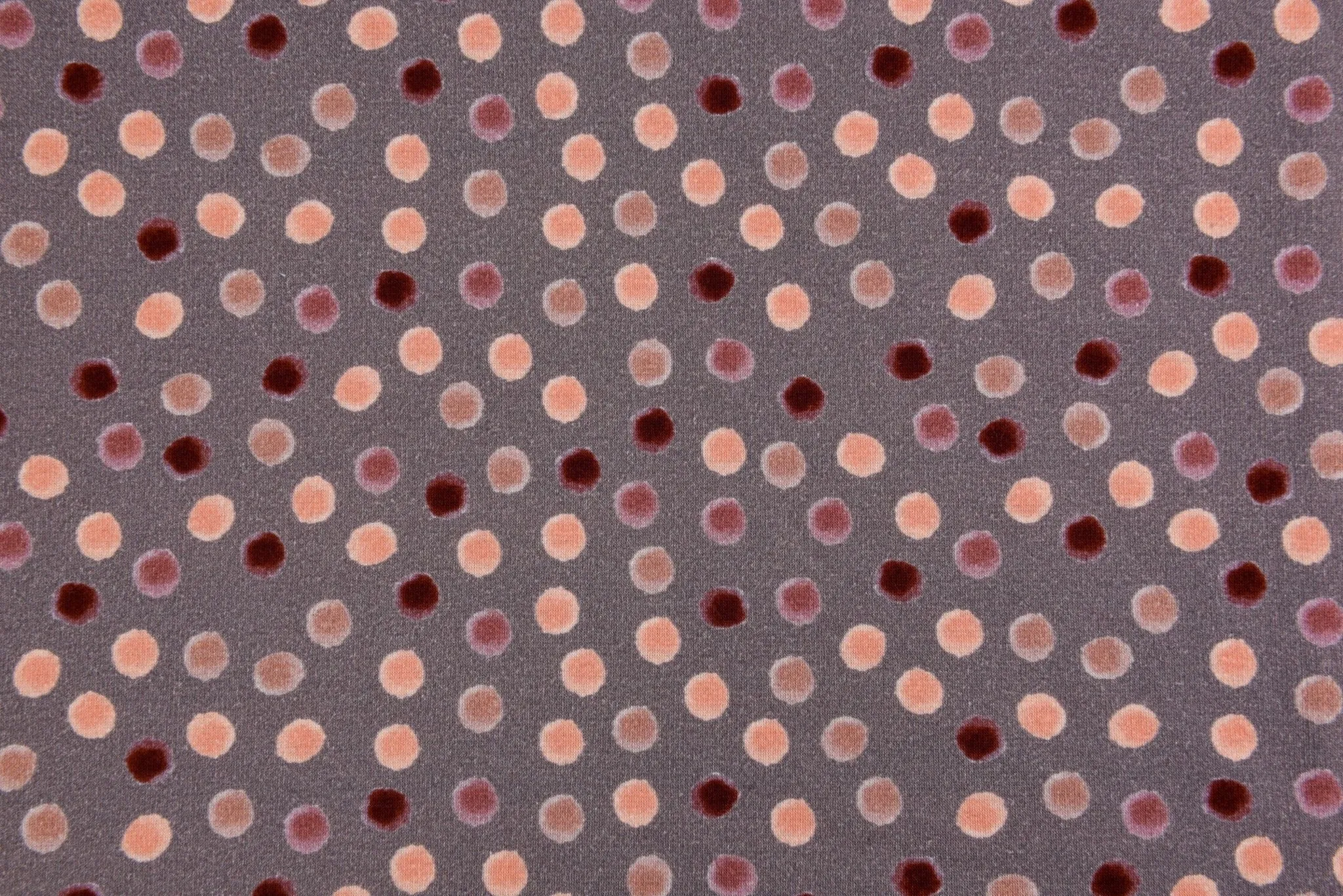 Alpine Fleece Dots  Print Fabric-4999