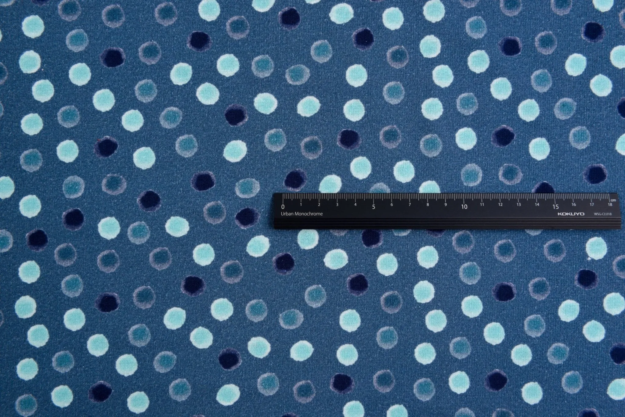 Alpine Fleece Dots  Print Fabric-4999