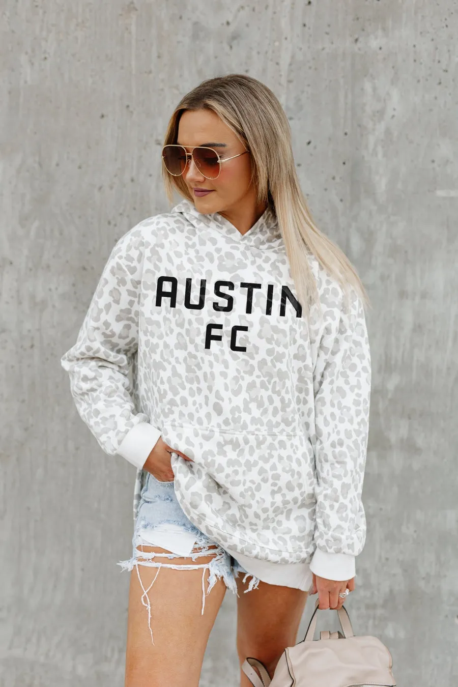 AUSTIN FC TOUCHLINE OVERSIZED SIDE-SLIT HOODED PULLOVER