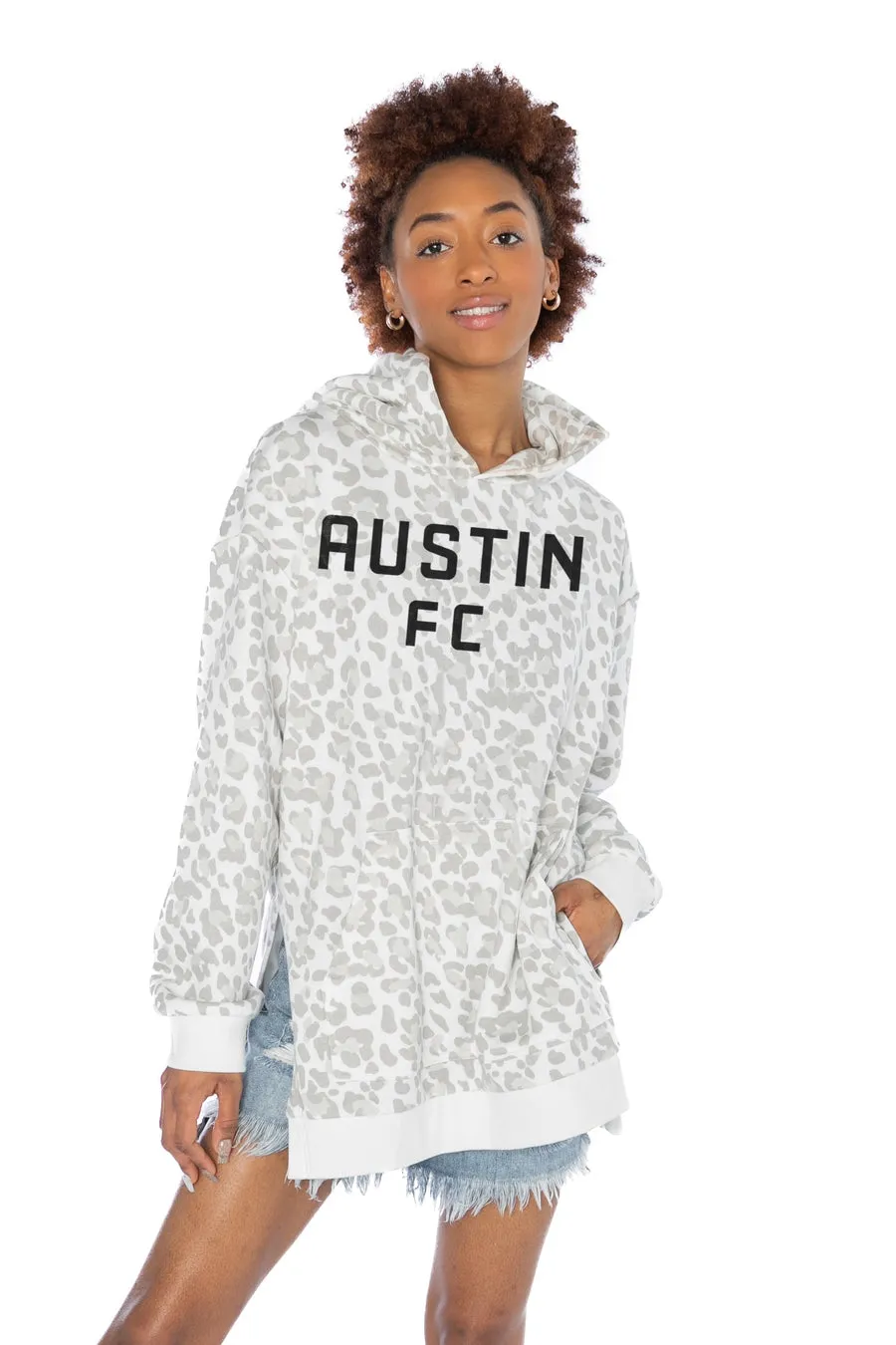 AUSTIN FC TOUCHLINE OVERSIZED SIDE-SLIT HOODED PULLOVER