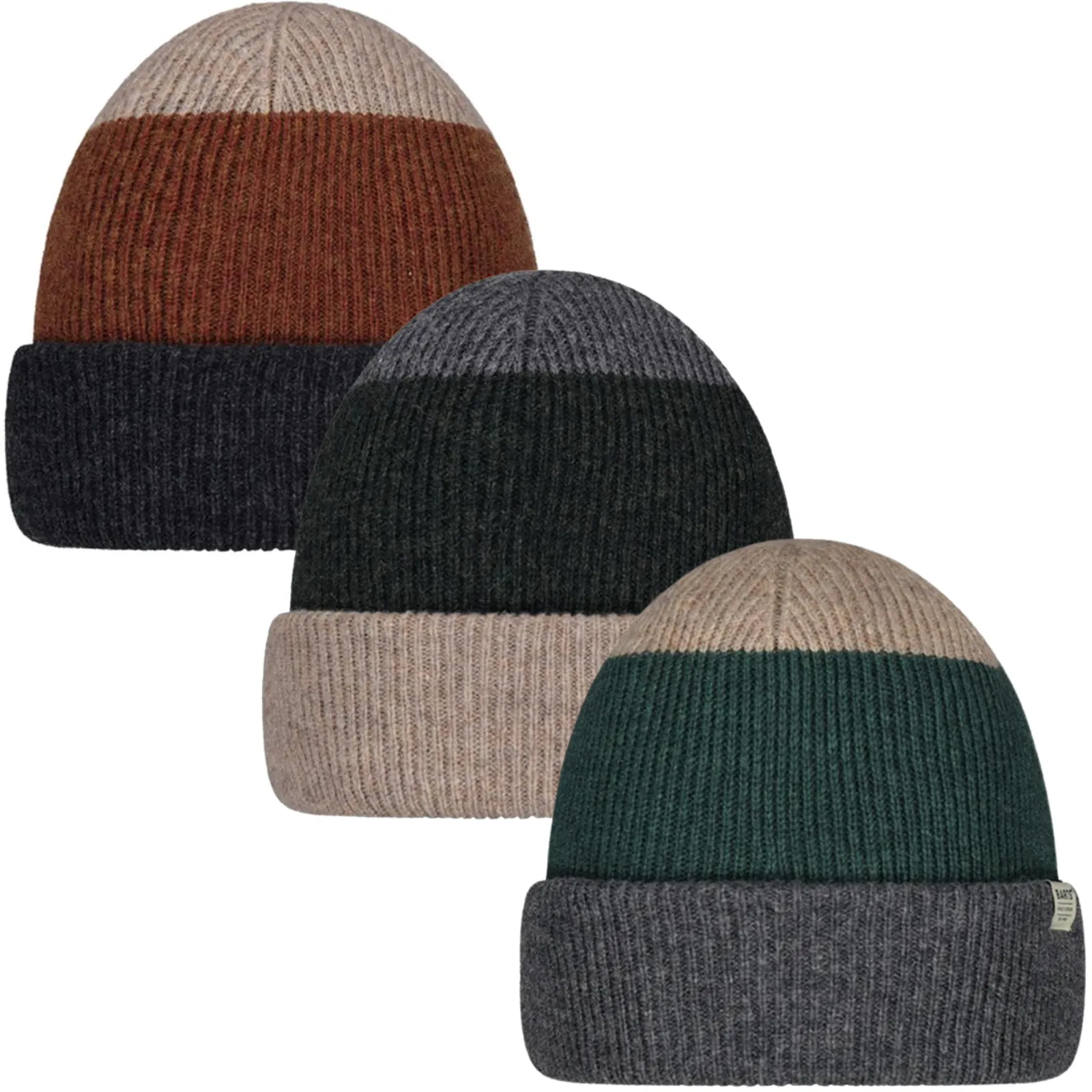 Barts Mens Walnur Soft Merino Wool Beanie