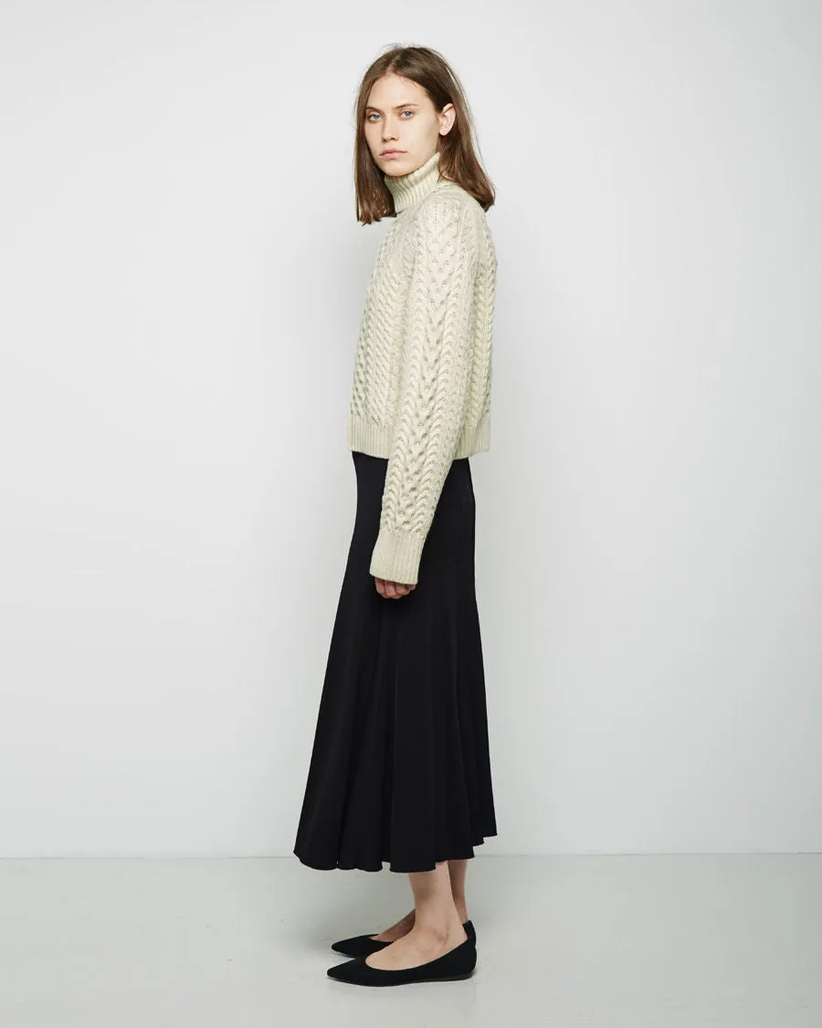 Carrine Cropped Turtleneck