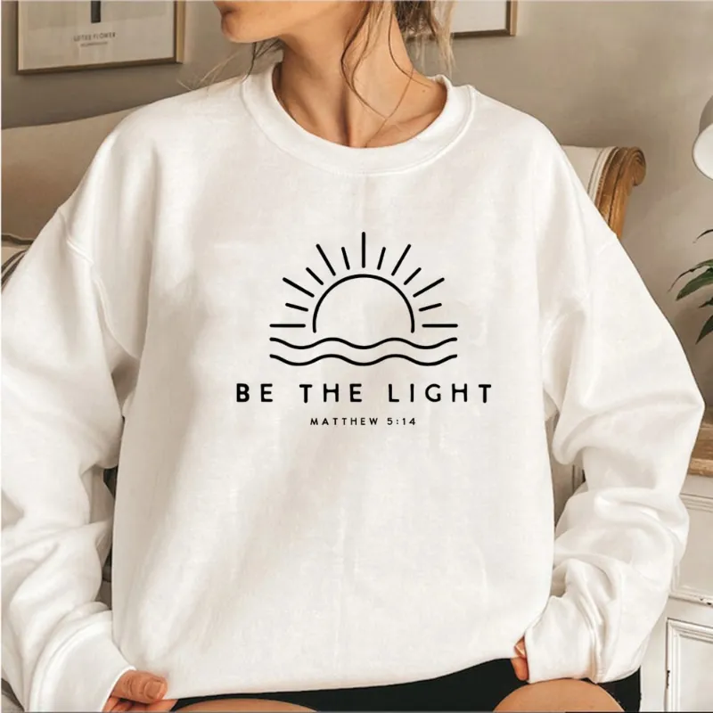 Daphne - Stylish and Comfortable "Be The Light" Women's Winter Sweater