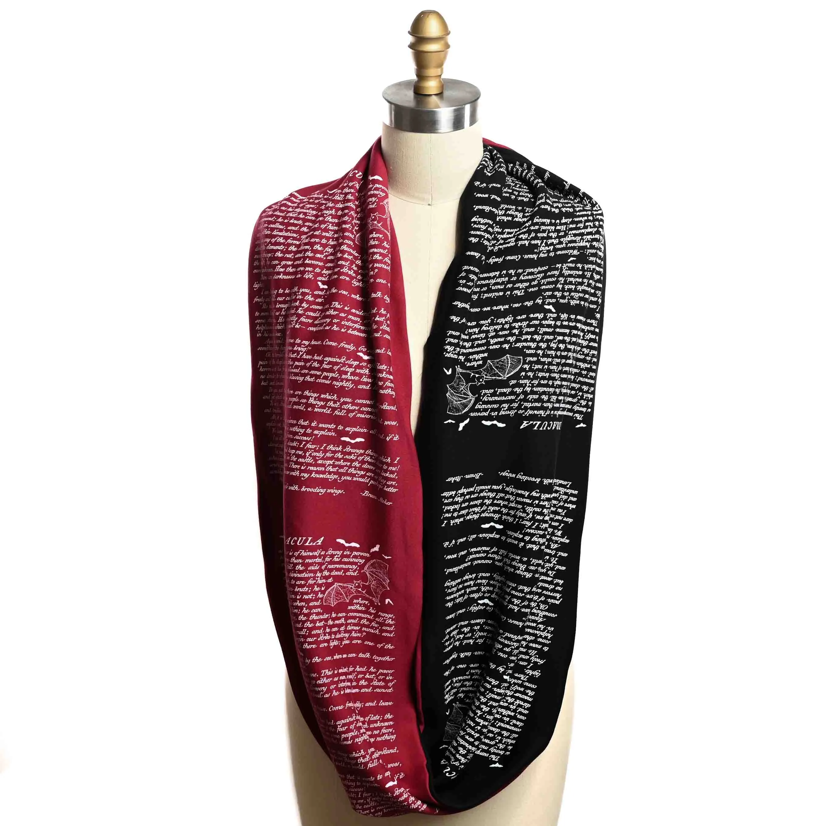 Dracula Book Scarf