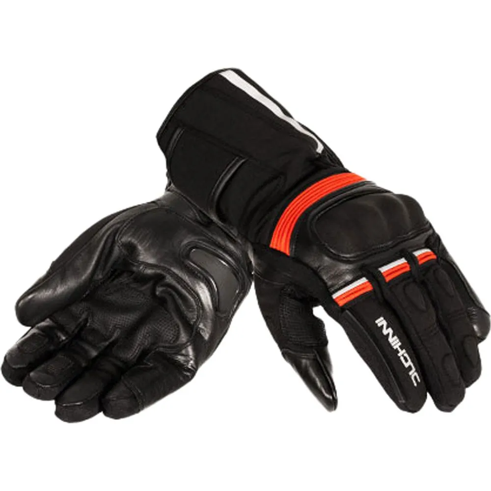 Duchinni Yukon 2.0 Leather / Textile Gloves Black / Red