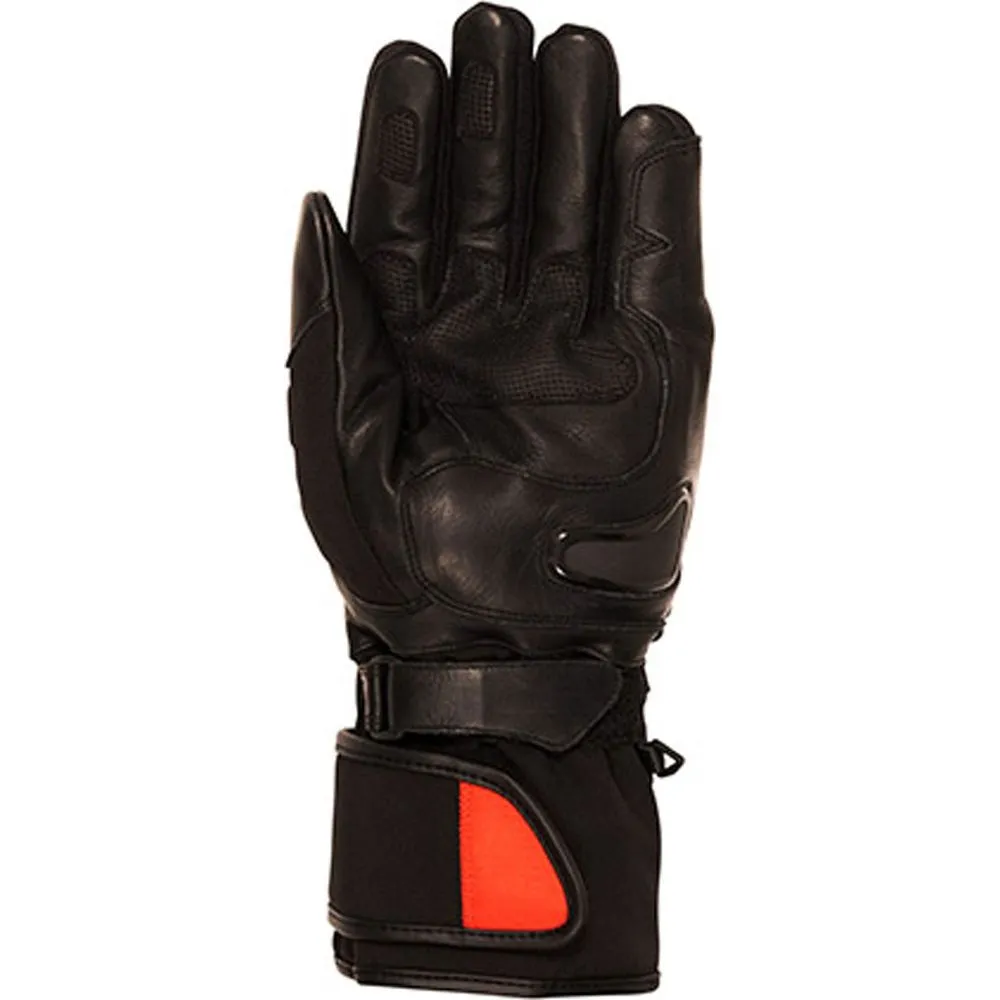 Duchinni Yukon 2.0 Leather / Textile Gloves Black / Red