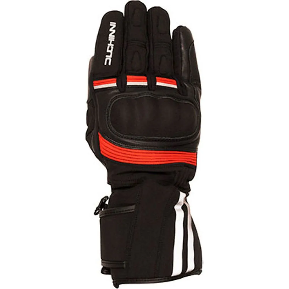 Duchinni Yukon 2.0 Leather / Textile Gloves Black / Red