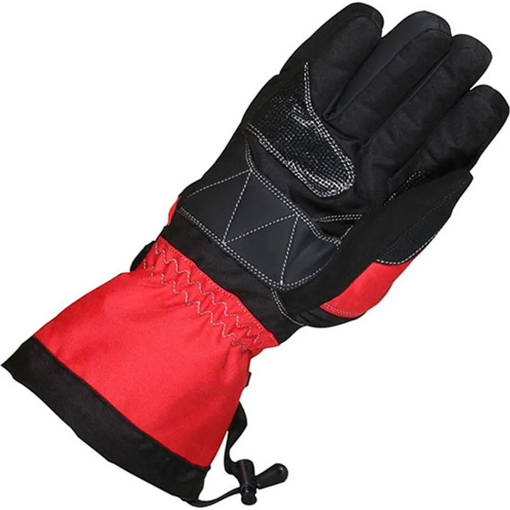 Duchinni Yukon Leather / Textile Gloves Black / Red