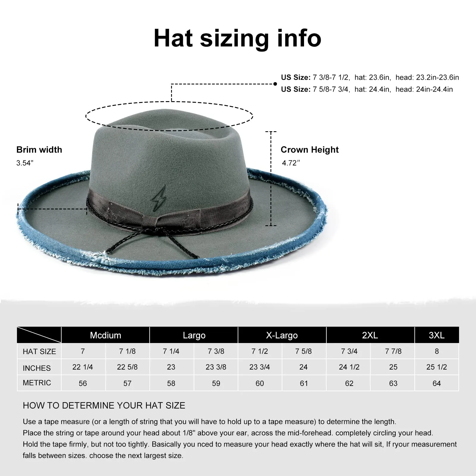 Essence - Versatile Fashion Sample Design Wool Fedora Hat