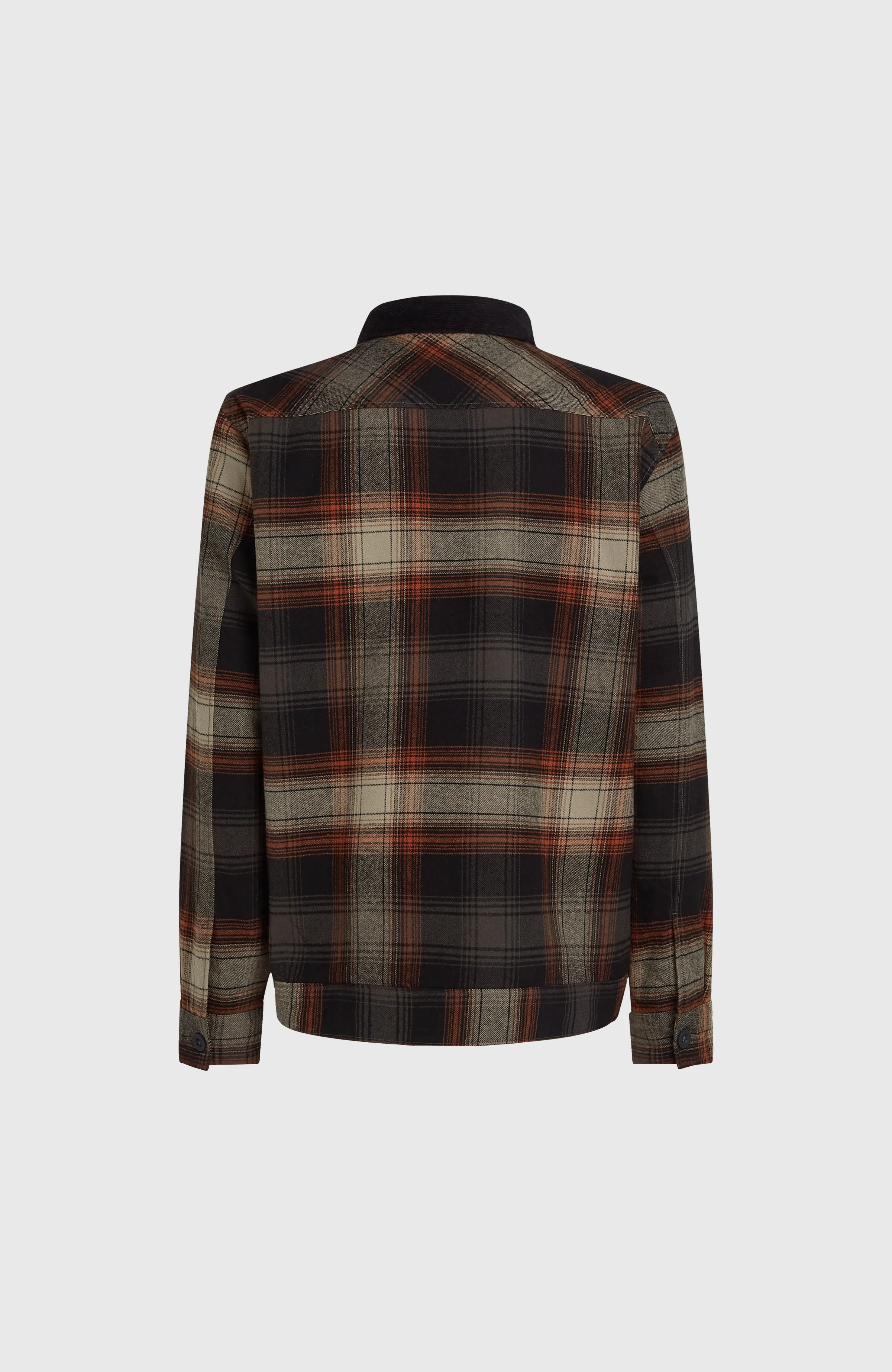 Fleece-Lined Jacket | Grey Check Small