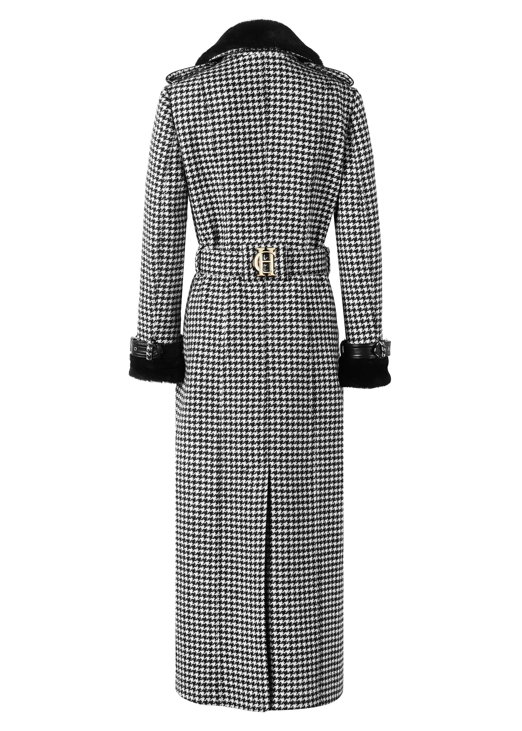 Gold Label Trench (Houndstooth)