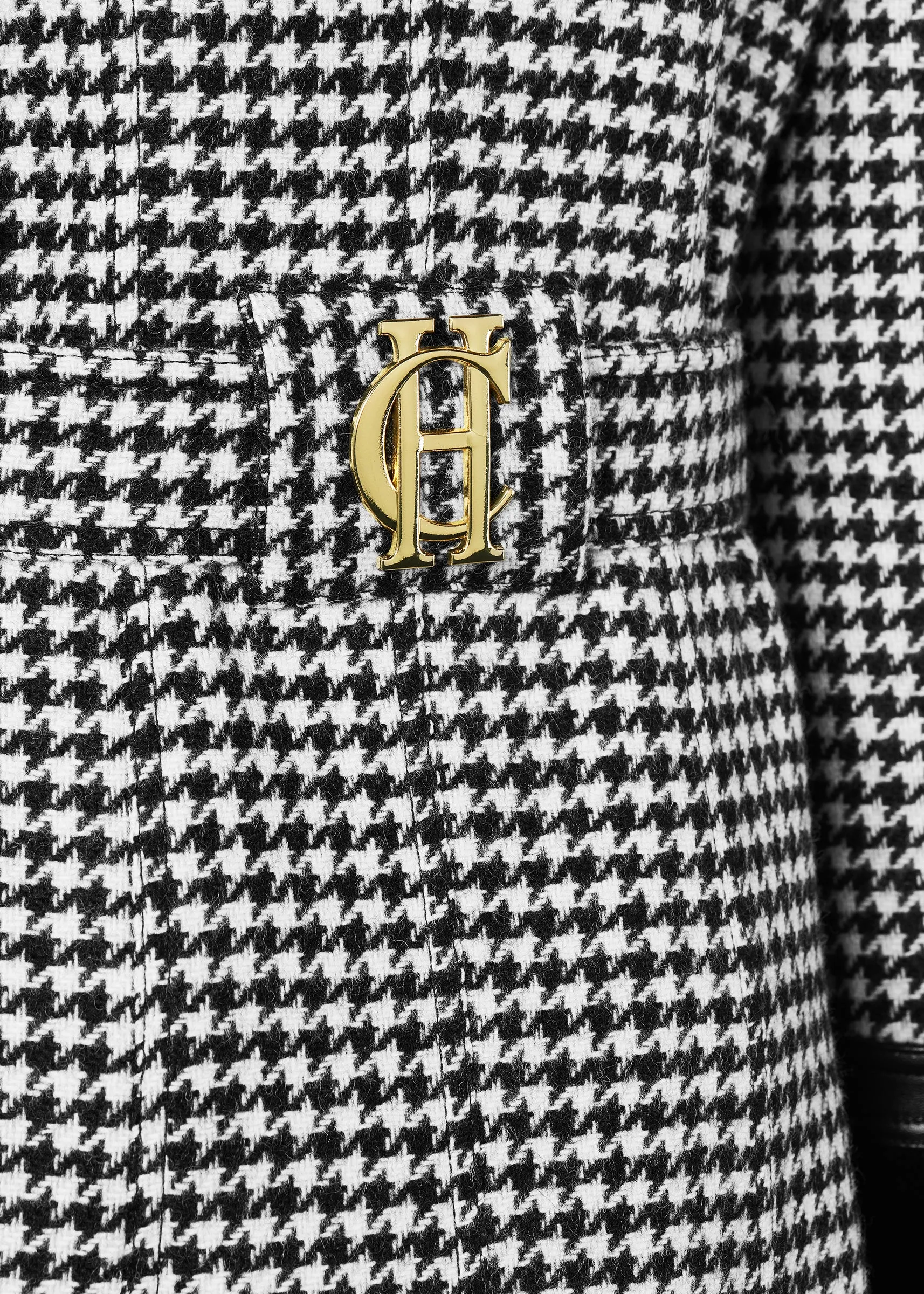 Gold Label Trench (Houndstooth)