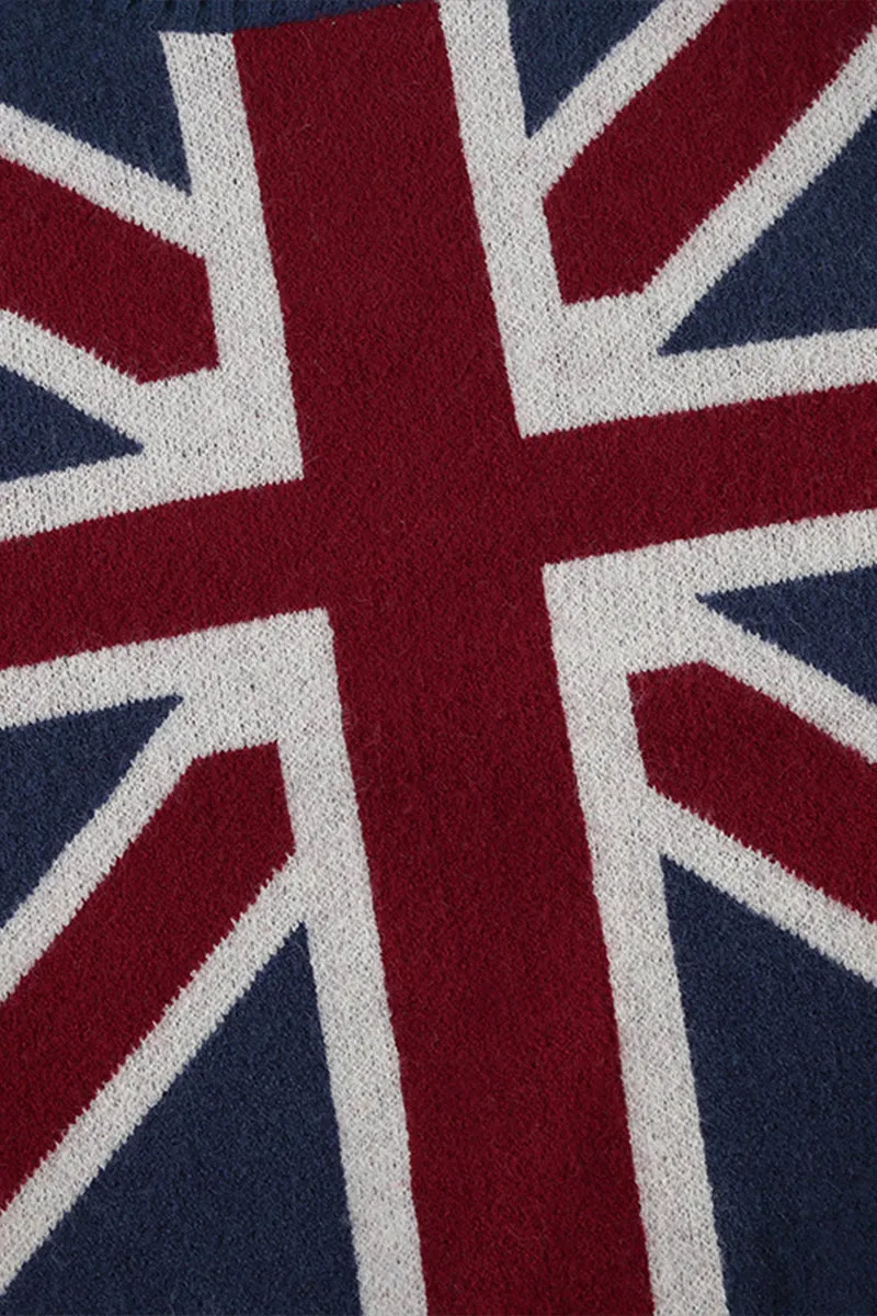 HWT1210 Union Jack Statement Sweater