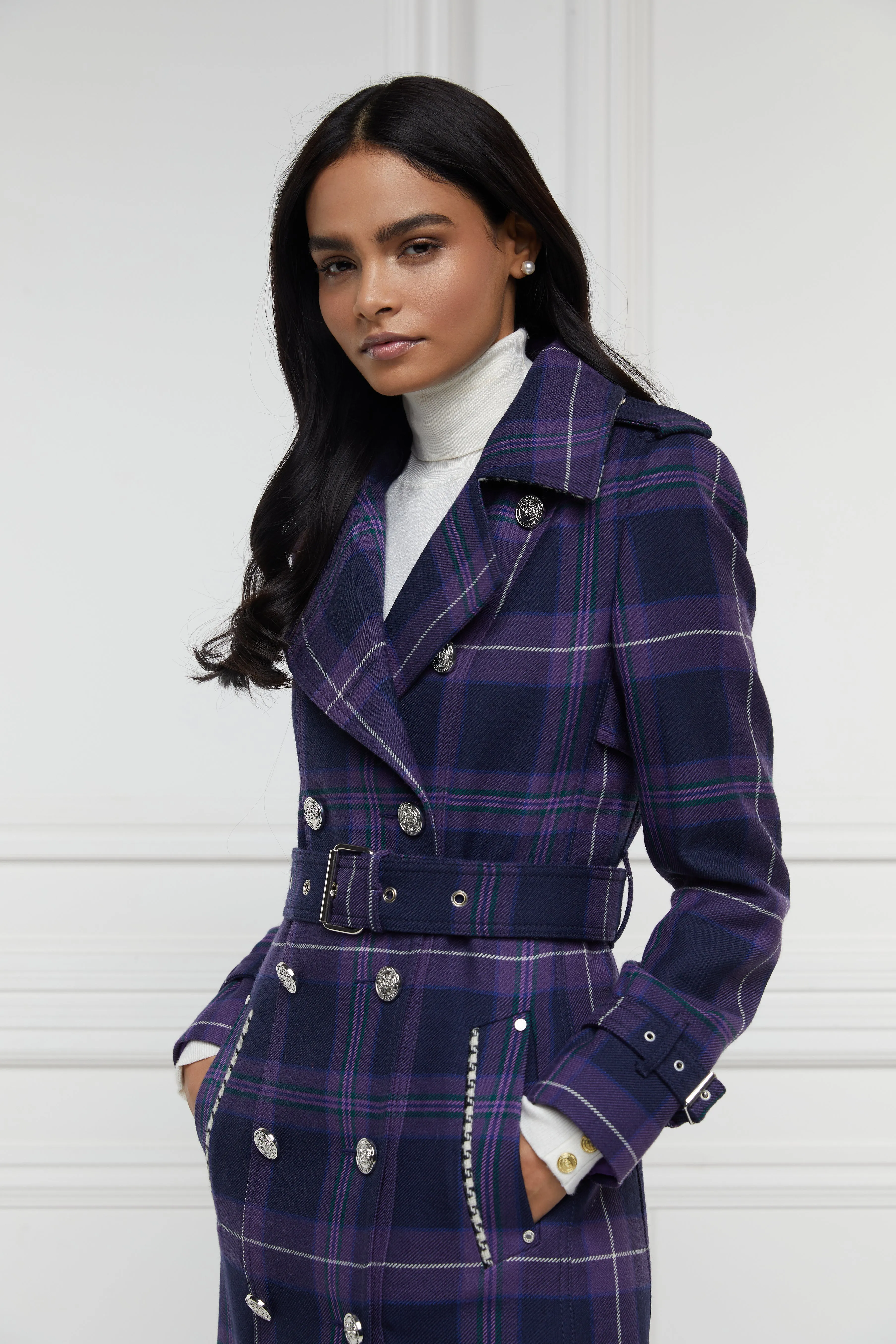 Jubilee Full Length Marlborough Trench (Jubilee Tartan)