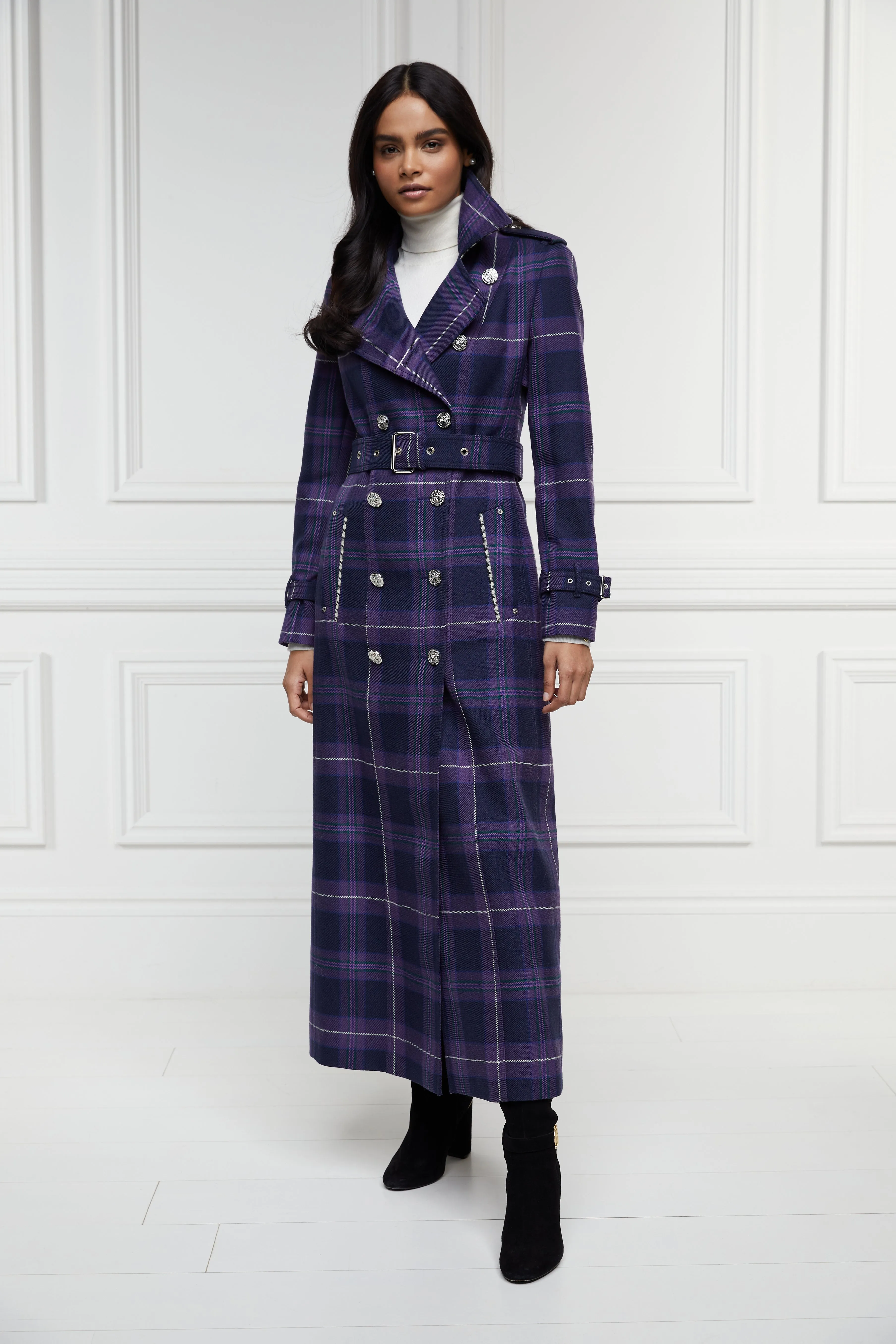 Jubilee Full Length Marlborough Trench (Jubilee Tartan)