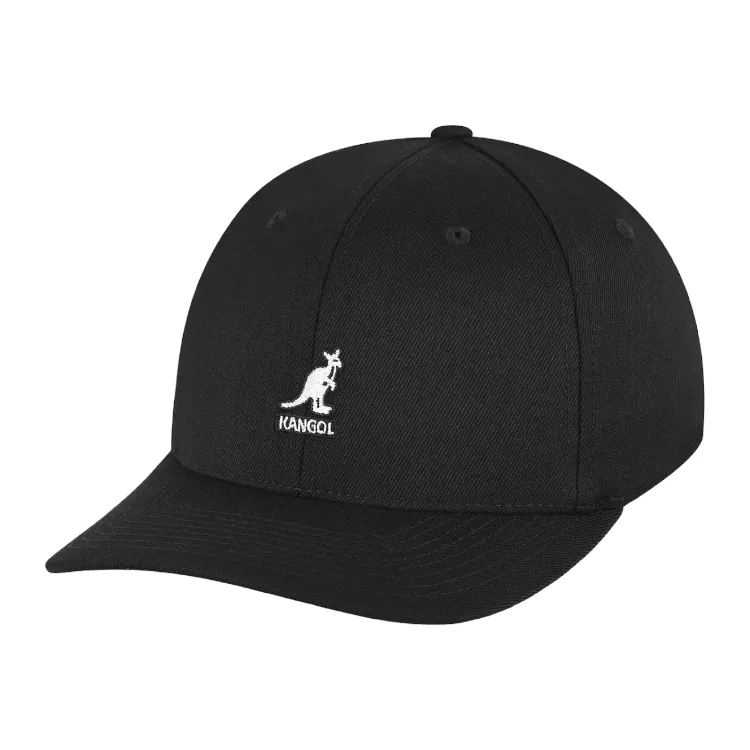 Kangol Wool Flexfit Baseball Cap - Black