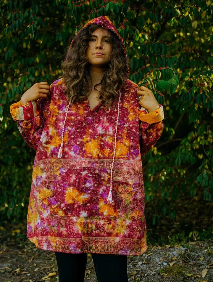 Kantha Hoodie #415 by Kantha Bae