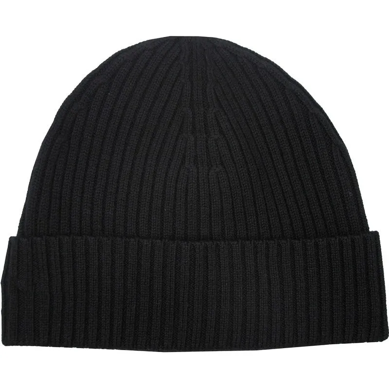 Lacoste Ribbed Wool Beanie