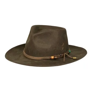 Legacy - Rustic Chic Distressed Beaded Fedora Hat