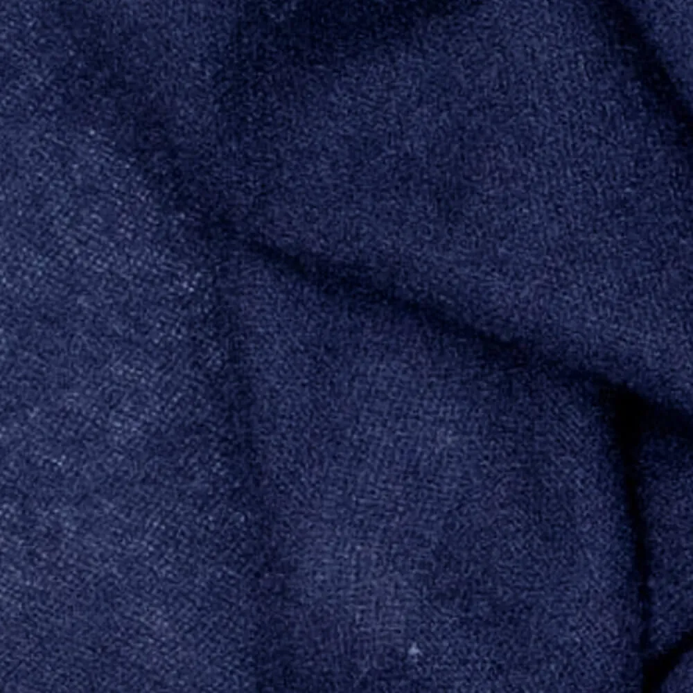 Midnight Blue Gossamer Cashmere Shawl