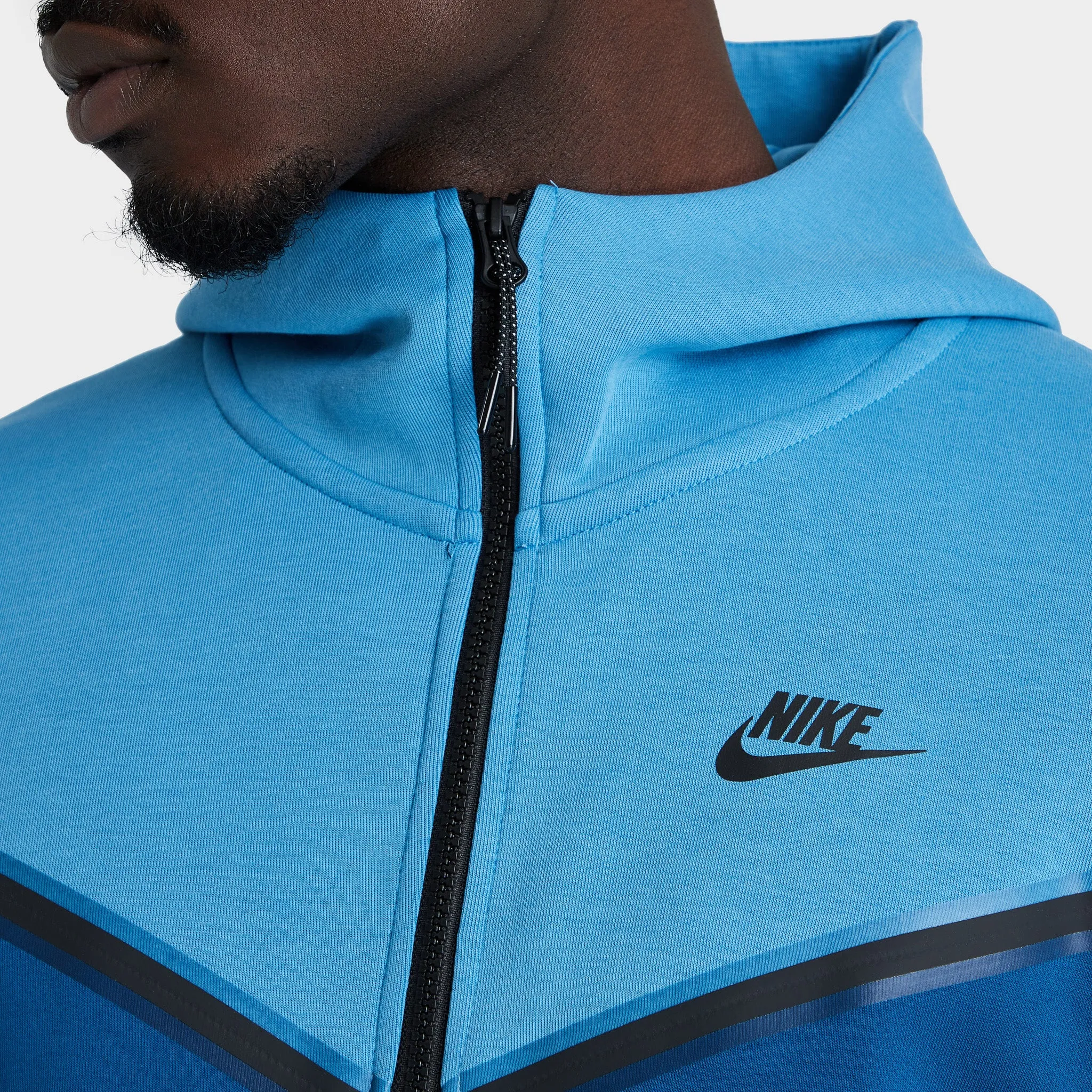 Nike Sportswear Tech Fleece Full-Zip Hoodie Dutch Blue / Court Blue - Black