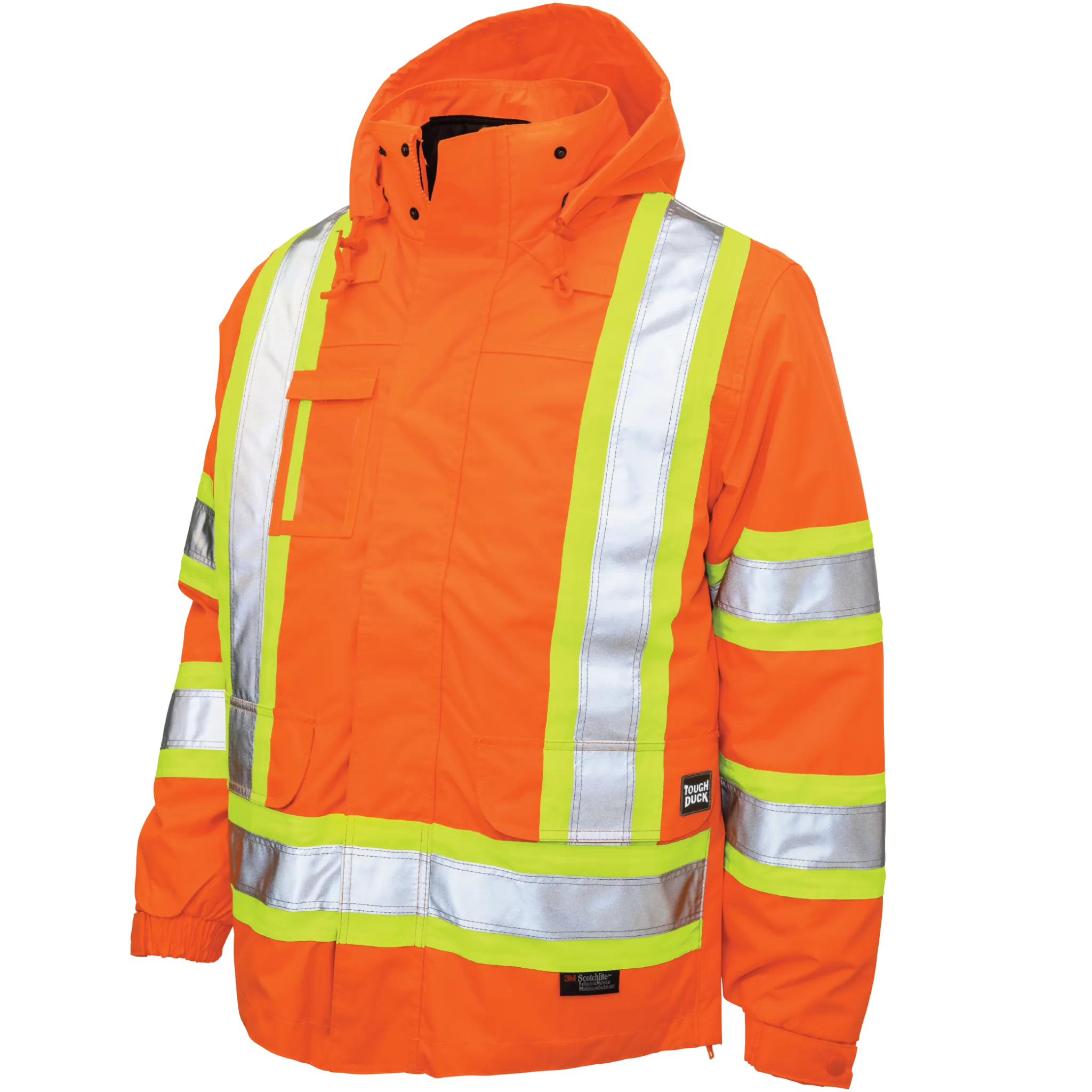 Poly Oxford 5-in-1 Safety Jacket by Tough Duck - Style S426