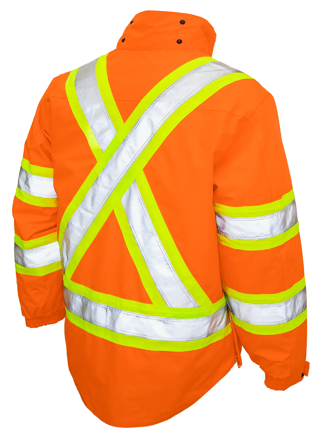 Poly Oxford 5-in-1 Safety Jacket by Tough Duck - Style S426