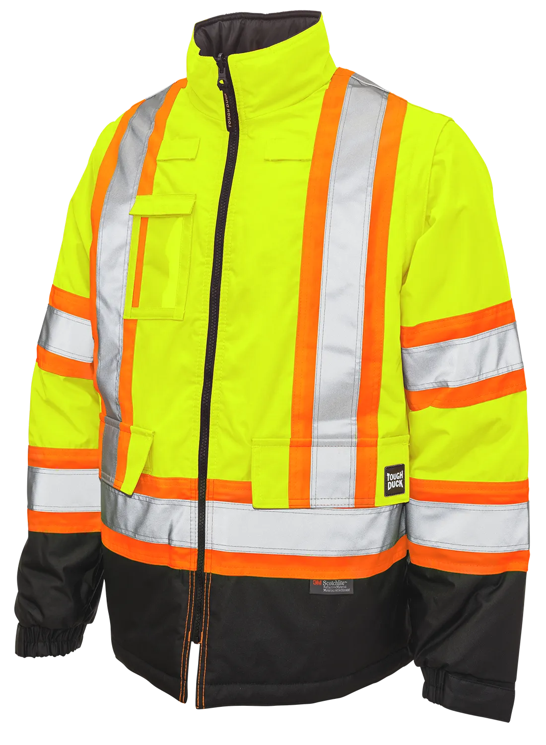 Poly Oxford 5-in-1 Safety Jacket by Tough Duck - Style S426