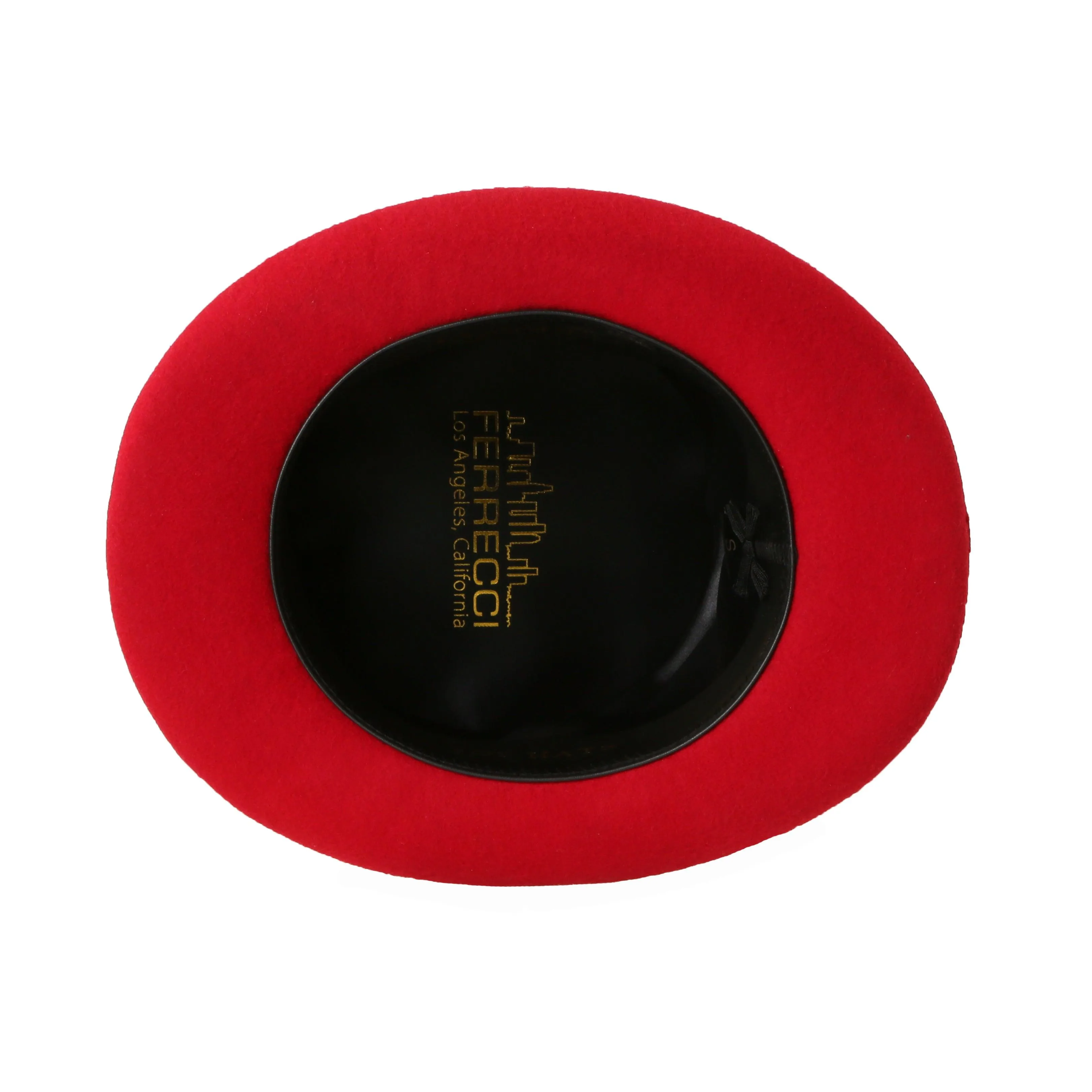 Premium Wool Red Top Hat