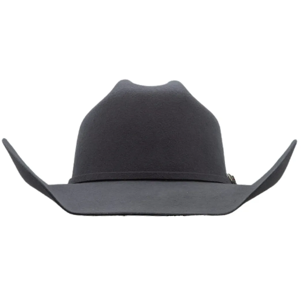 Pro Hats Charcoal Pre-Creased Felt Hat