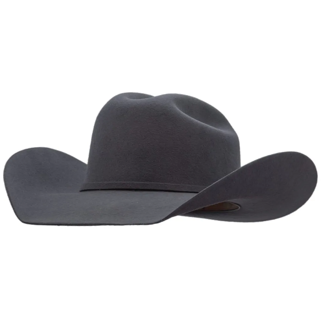 Pro Hats Charcoal Pre-Creased Felt Hat