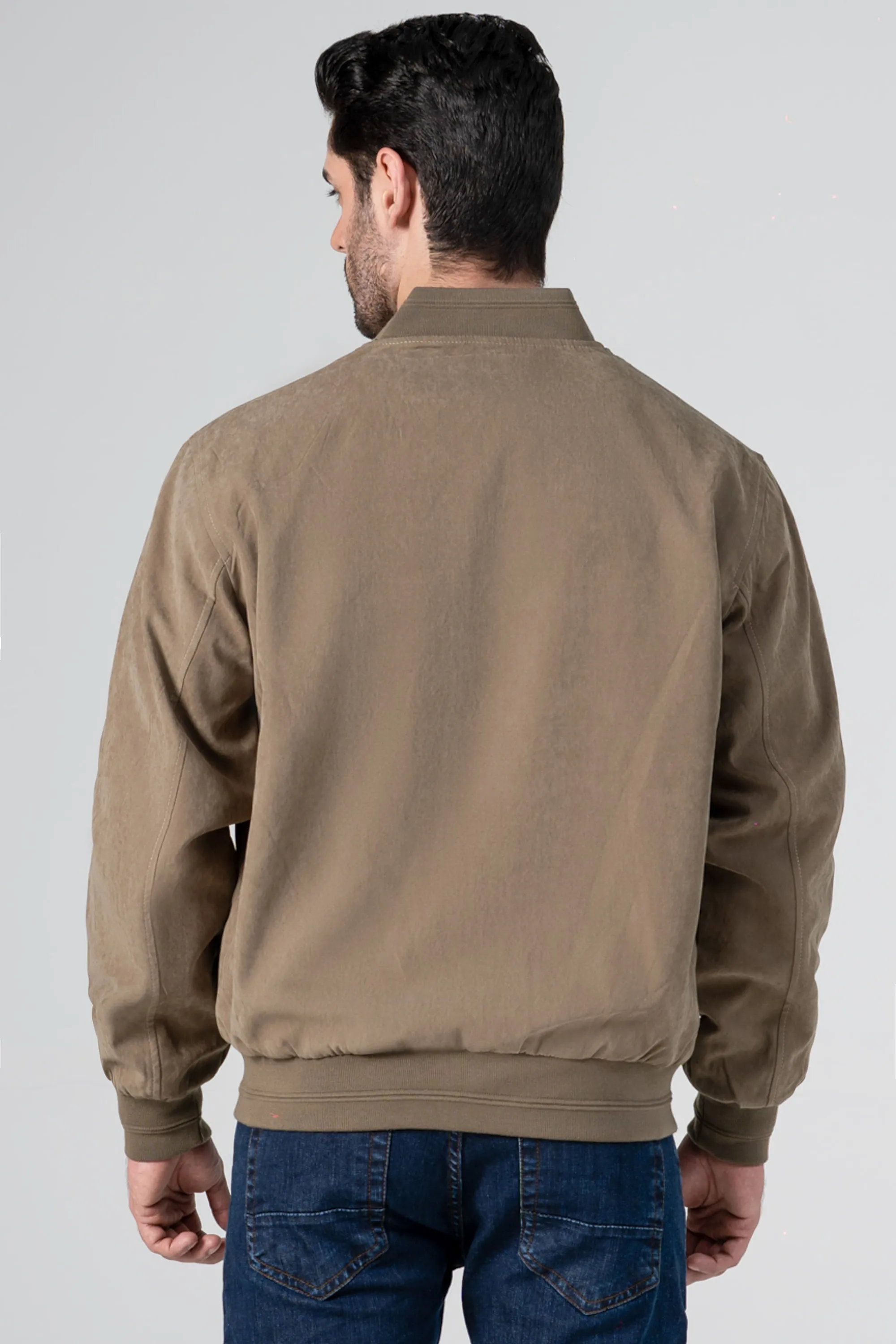 REVERSIBLE JACKET FULL SLEEVE NAVY OLIVE