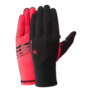 Ronhill Wind-Block Glove - Black/Hot Pink