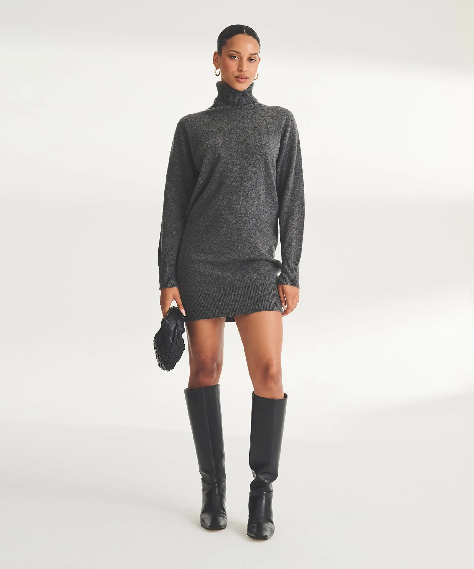 Signature Cashmere Turtleneck Dress