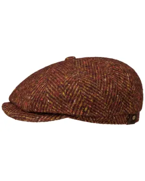 Stetson Hatteras Herringbone Flat Cap