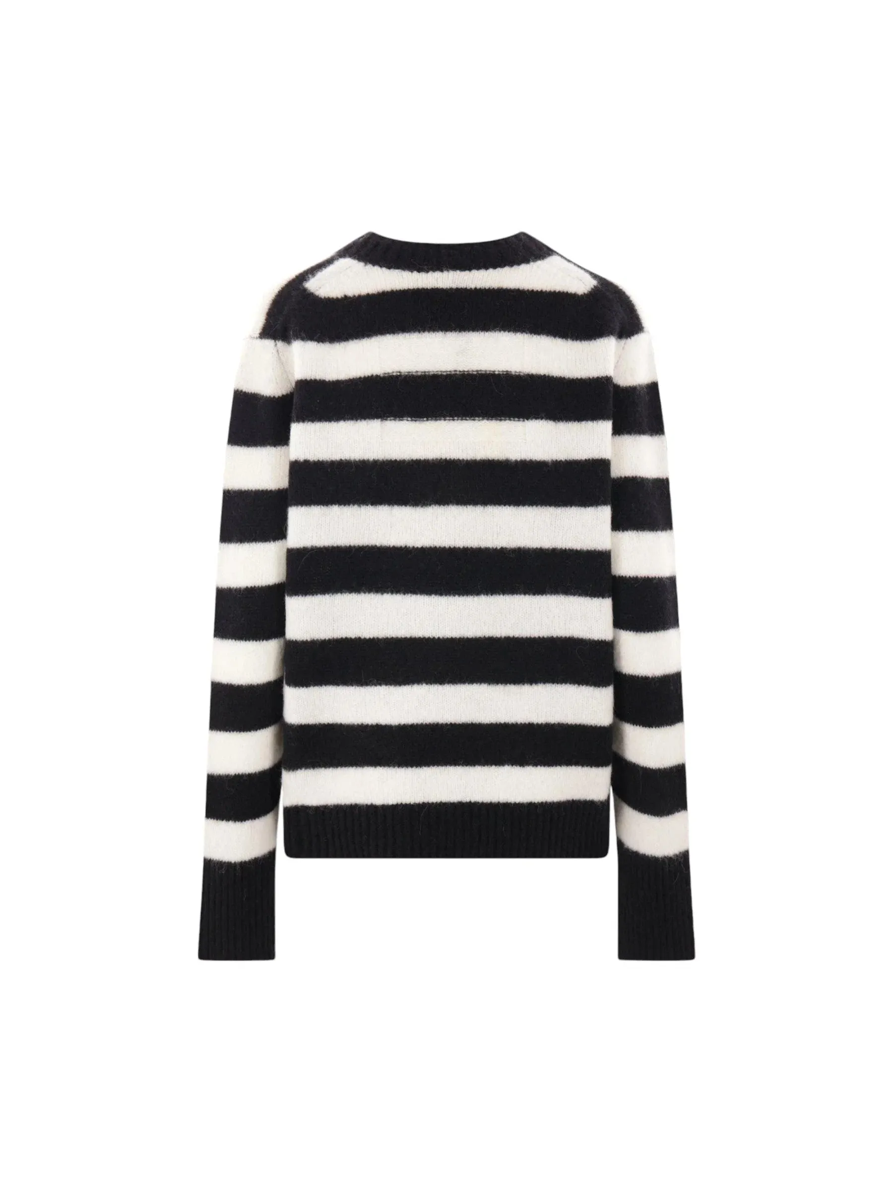 Striped Logo Knit Sweater