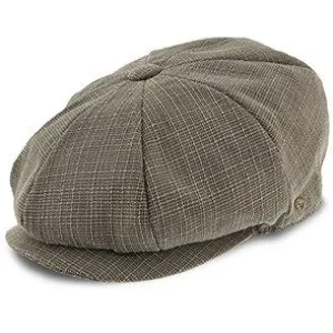 Textbook - Walrus Hats Sage/Grey Polyester 8 Panel Newsboy Cap