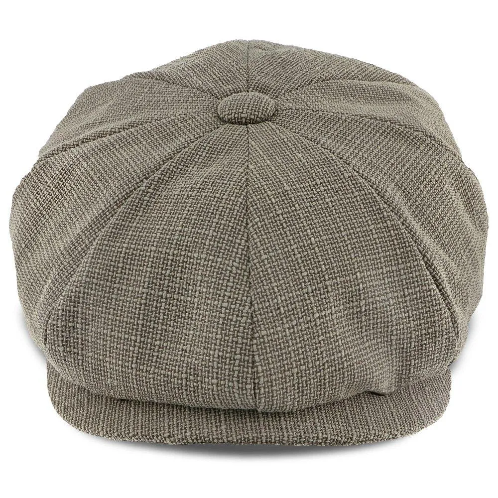 Textbook - Walrus Hats Sage/Grey Polyester 8 Panel Newsboy Cap