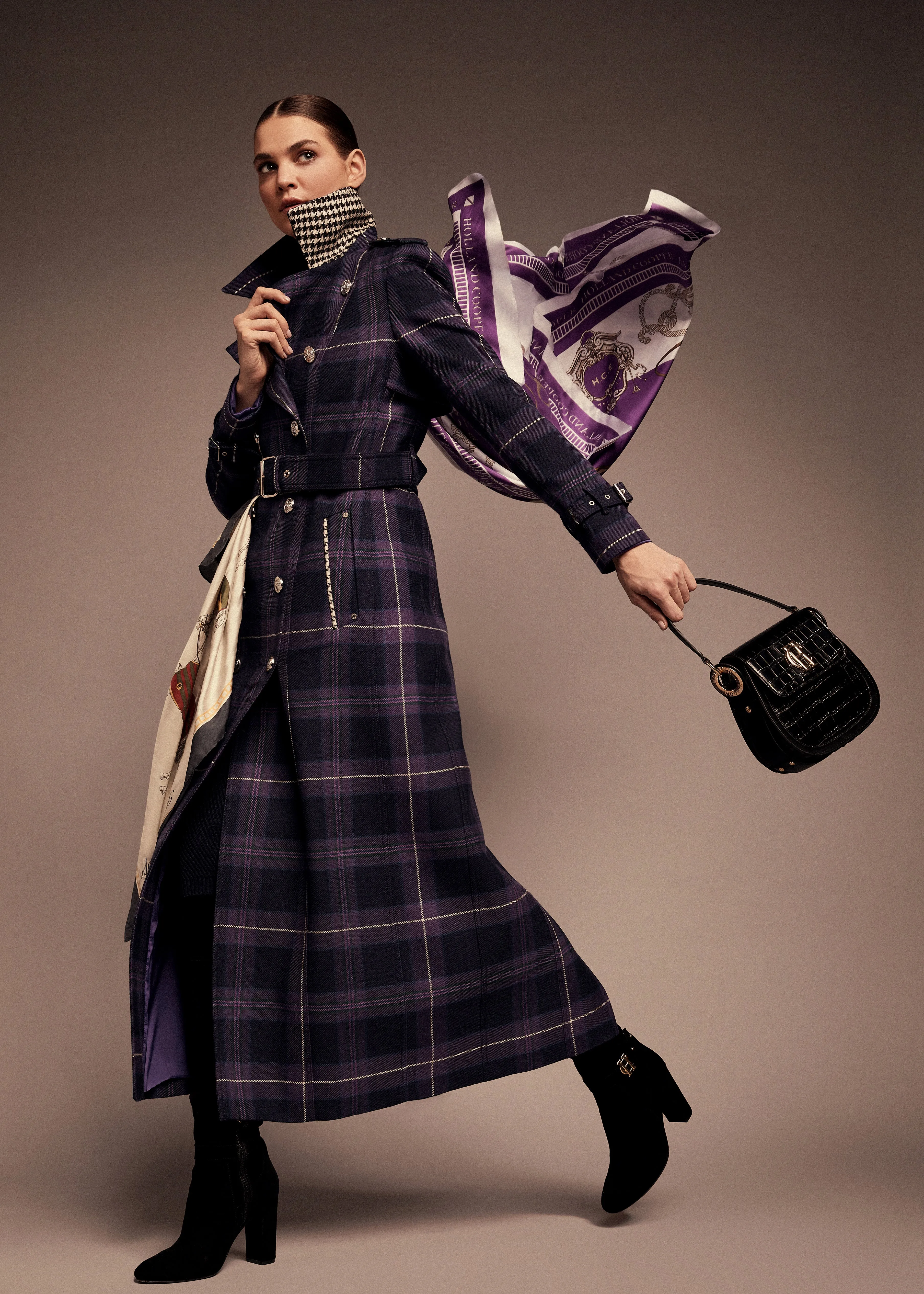 The Jubilee Trench Coat Set (Jubilee Tartan)