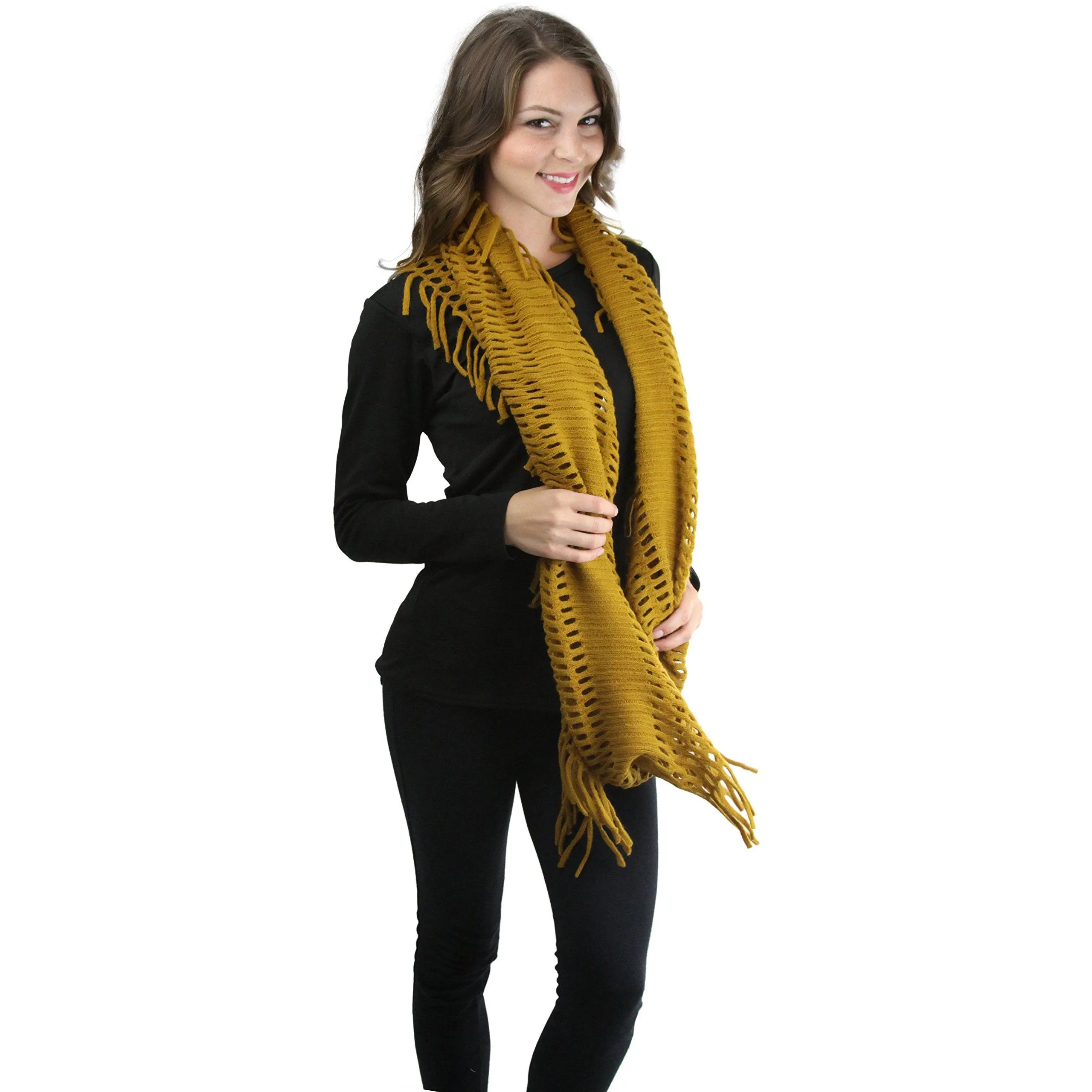 ToBeInStyle Women's Winter Knitted Infinity Scarves