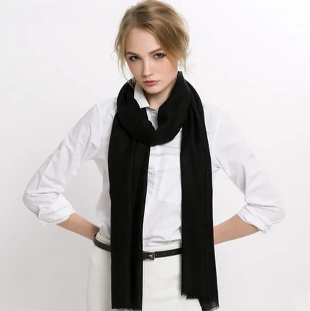 VIGROCK C15 Knit Wool Long Scarf For Women