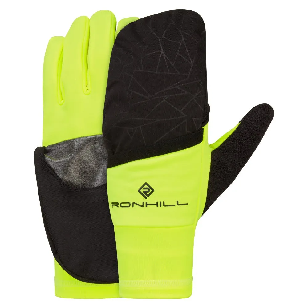 Wind Block Flip Glove - Yellow