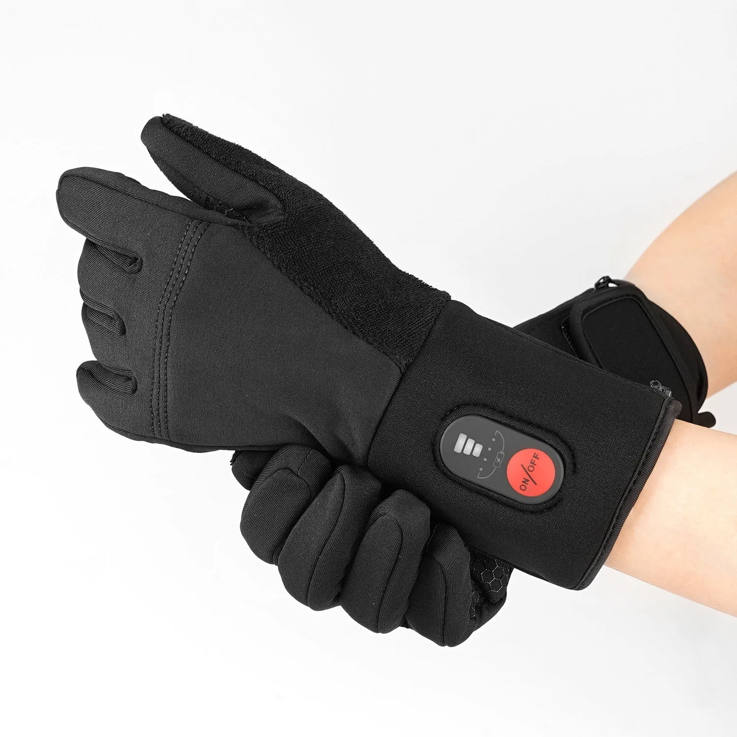 Windproof Water-resistant Thermal Grip Heating Gloves