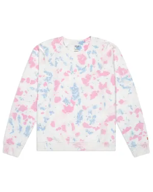 Women's Organic Pullover Sweatshirt [Pastel Marble]